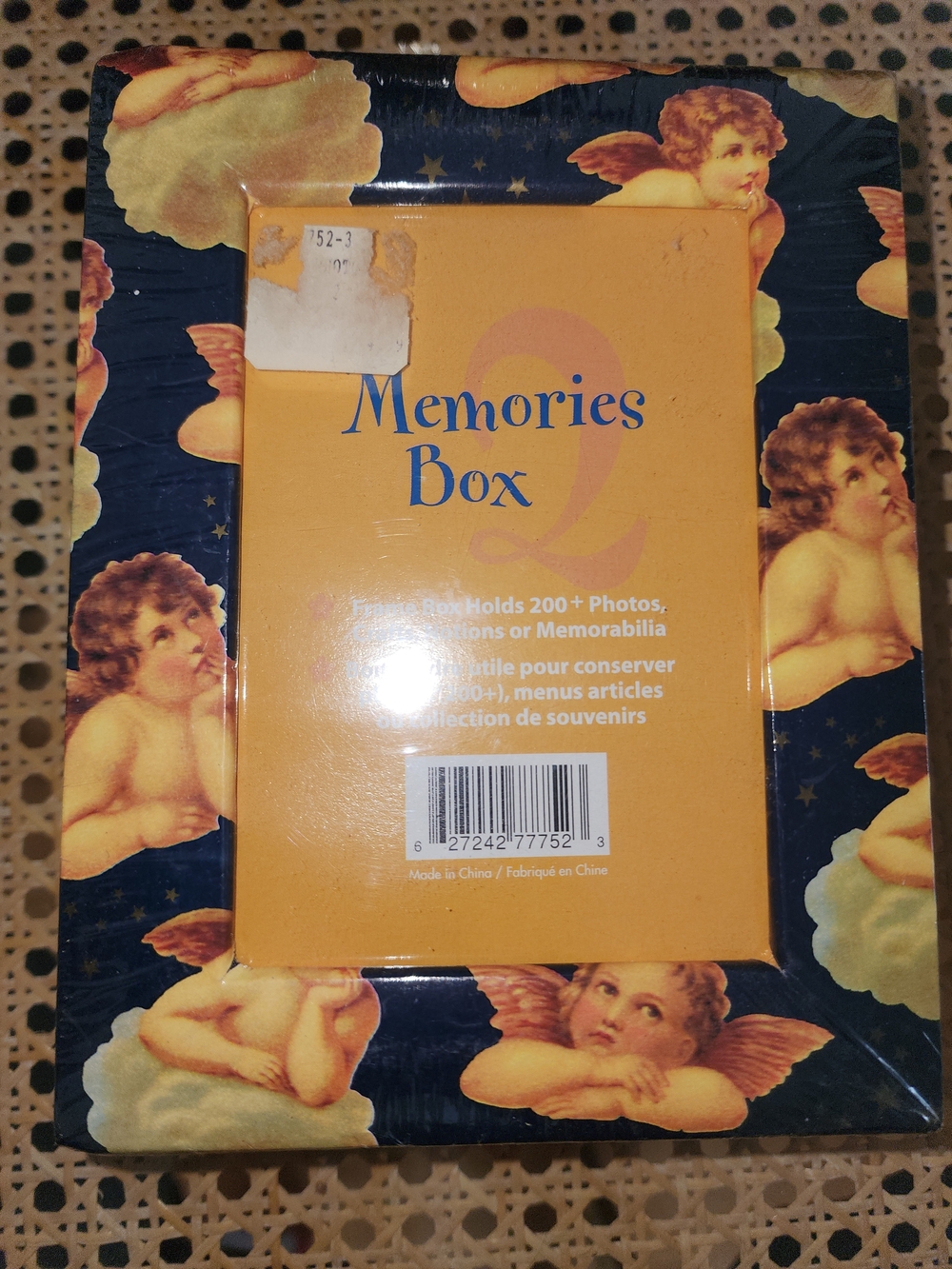 Vintage 90s Celestial Raphaels Cherubs And Stars Memories Photo Box Whimsigoth